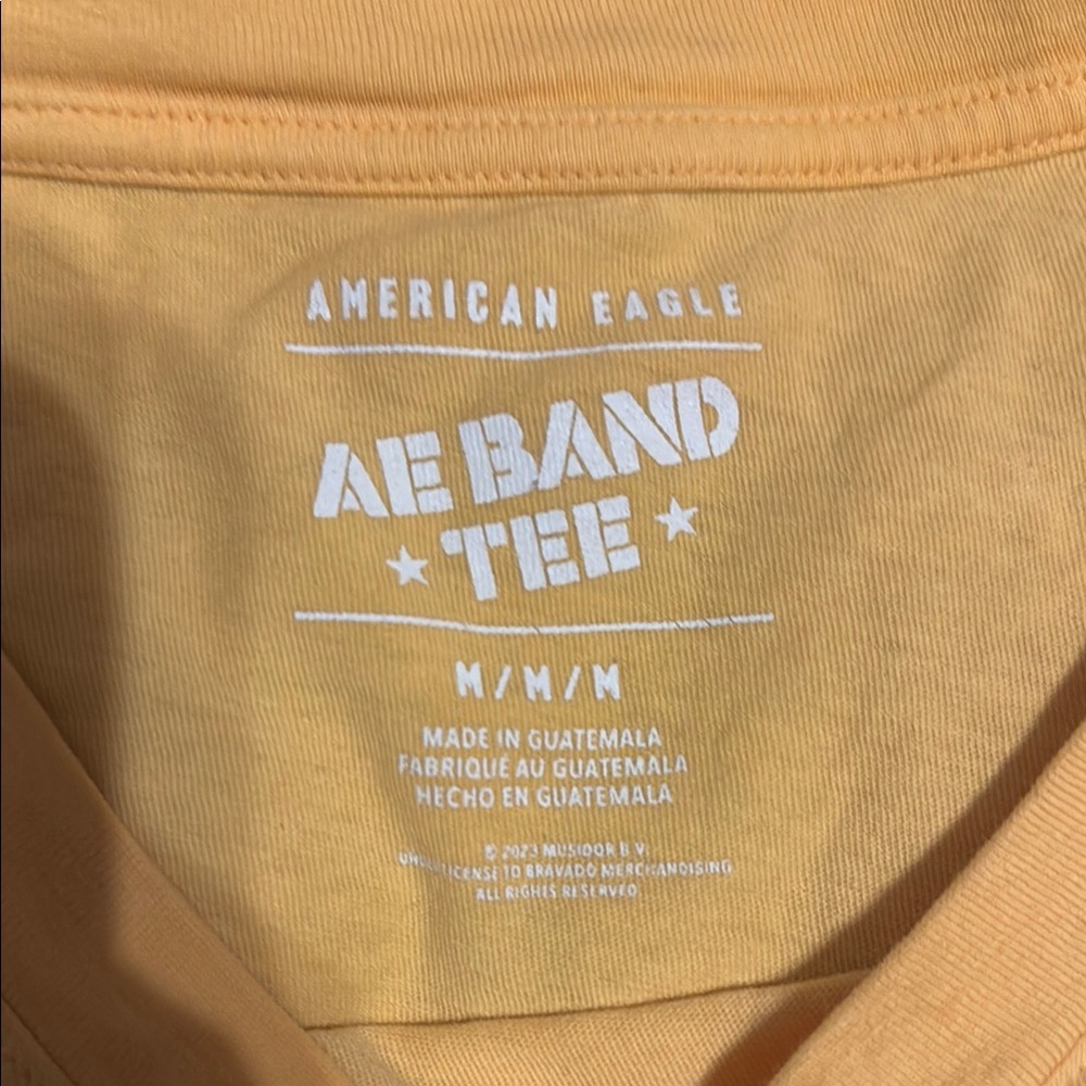 Yellow/Orange Rolling Stones Graphic T-Shirt - Picture 2 of 10